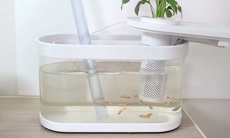 Очистка аквариума с помощью сифона Xiaomi